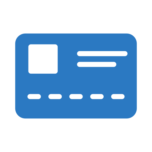 services bancaires en ligne Generic Blue Icône