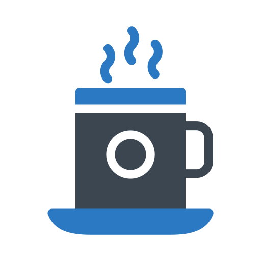 Hot coffee Generic Blue icon