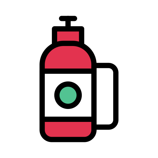 Fire extinguisher Vector Stall Lineal Color icon