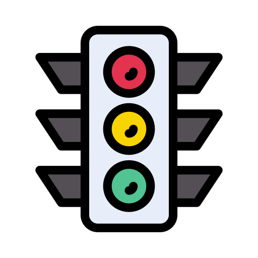 交通標識 Vector Stall Lineal Color icon