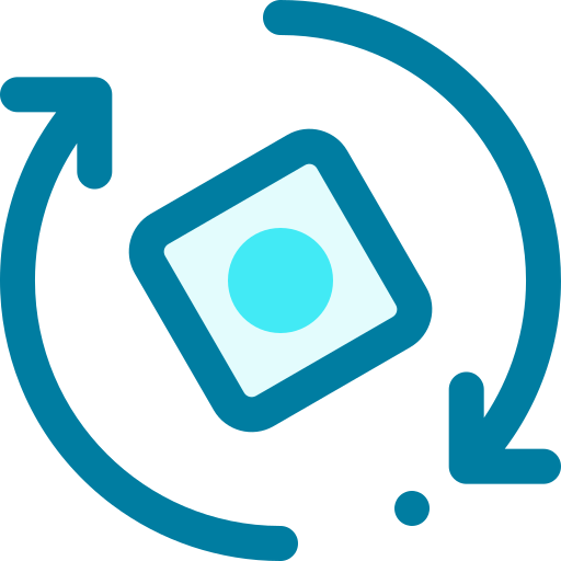 Rotate Generic Blue icon