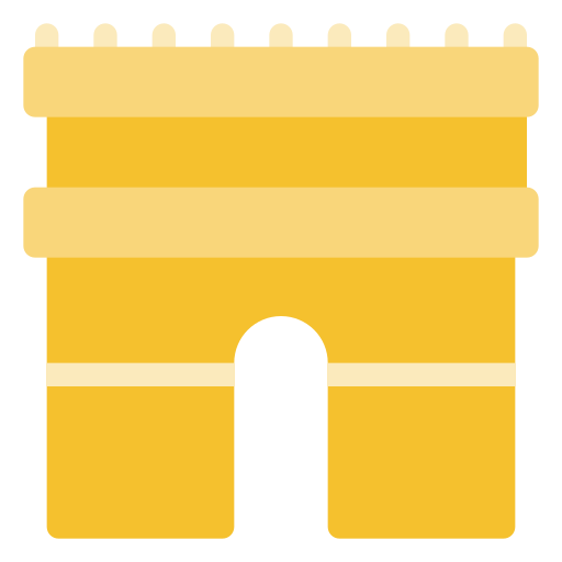 Arc de triomphe Generic Flat icon