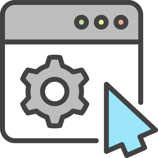 Browser Generic Outline Color icon