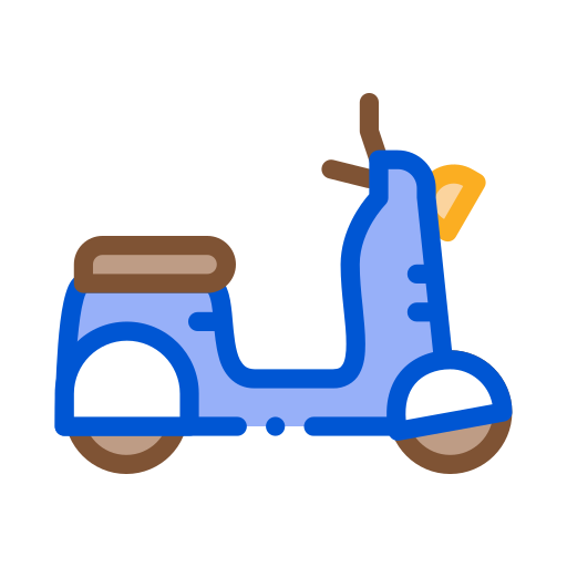 moto Generic Outline Color icono