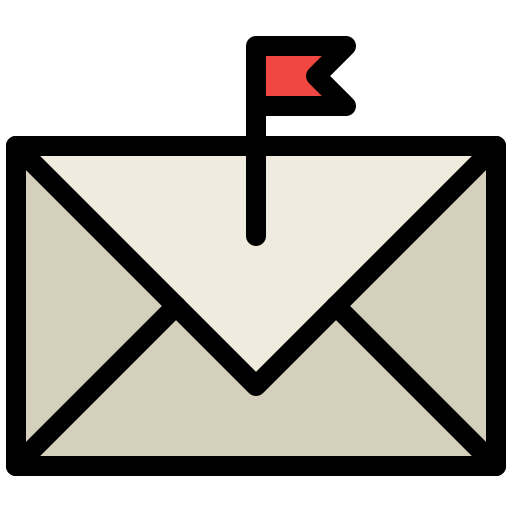 correo electrónico Flatart Icons Lineal Color icono