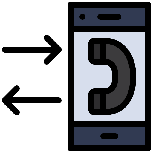 połączenie telefoniczne Flatart Icons Lineal Color ikona