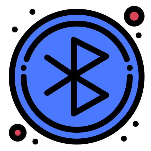 Bluetooth Flatart Icons Lineal Color icon