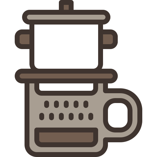 kaffeemaschine Berkahicon Lineal Color icon