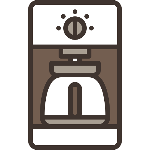 Coffee maker Berkahicon Lineal Color icon