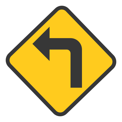 Turn left Generic Flat icon