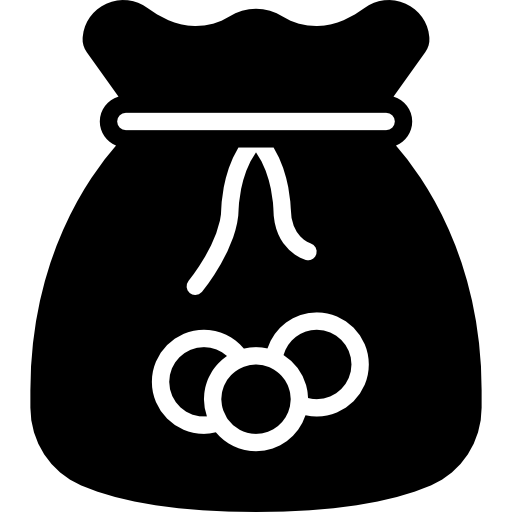 torba z pieniędzmi Basic Miscellany Fill ikona