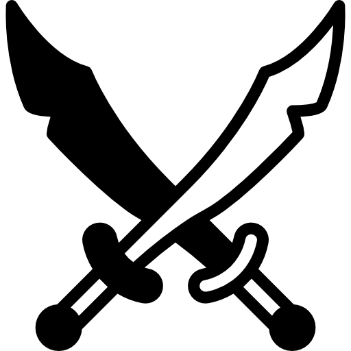 zwaarden Basic Miscellany Fill icoon