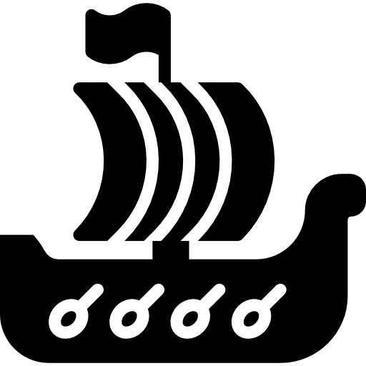 barco vikingo Basic Miscellany Fill icono