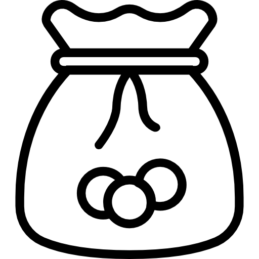 Money bag Basic Miscellany Lineal icon