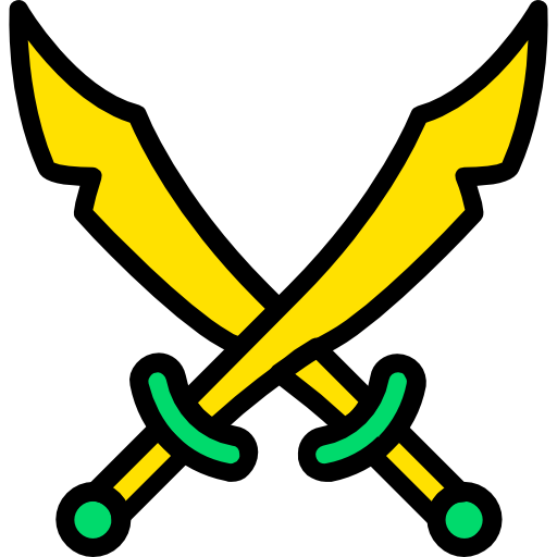 espadas Basic Miscellany Yellow Ícone