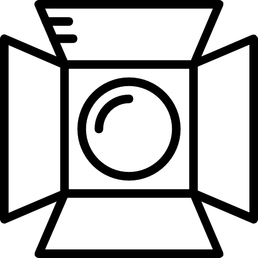 scheinwerfer Basic Miscellany Lineal icon