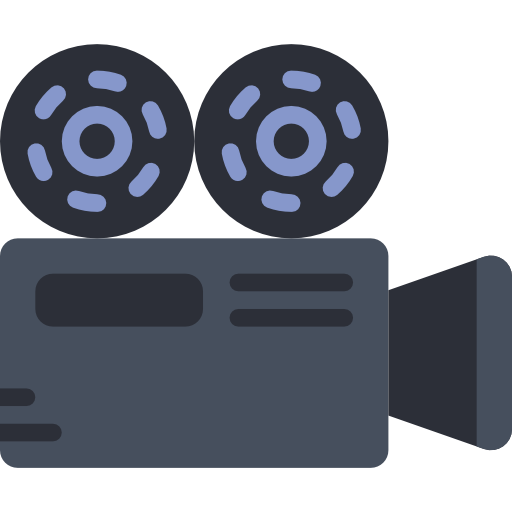 Video camera Basic Miscellany Flat icon