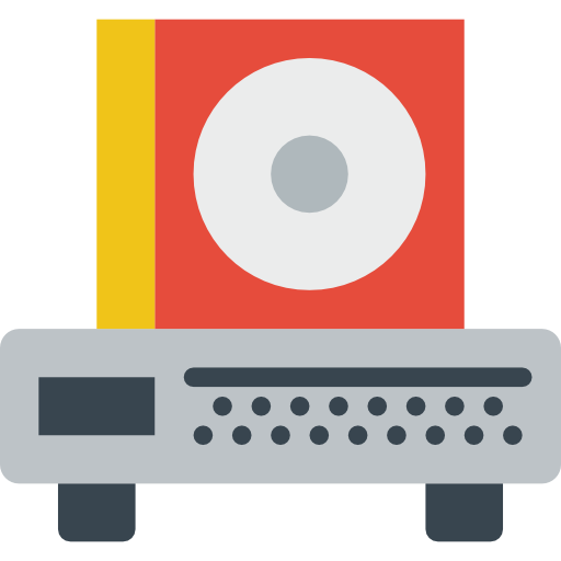 Video player Basic Miscellany Flat icon