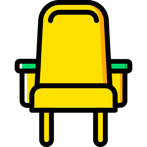 posto a sedere Basic Miscellany Yellow icona