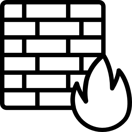 Firewall Basic Miscellany Lineal icon