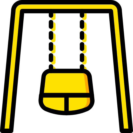 balançoire Basic Miscellany Yellow Icône