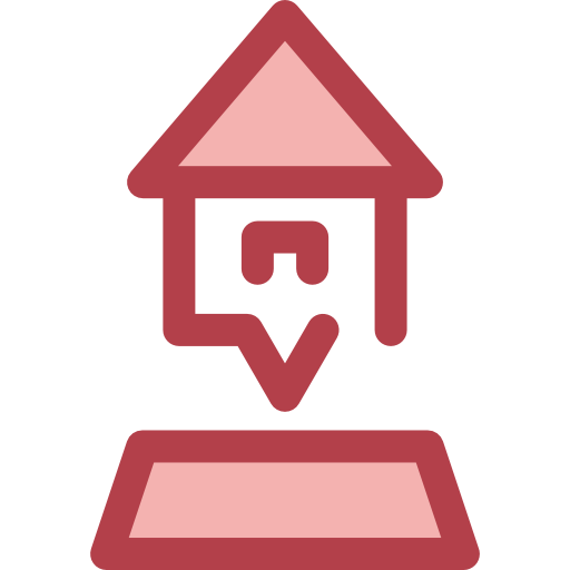 marcador de posición Monochrome Red icono