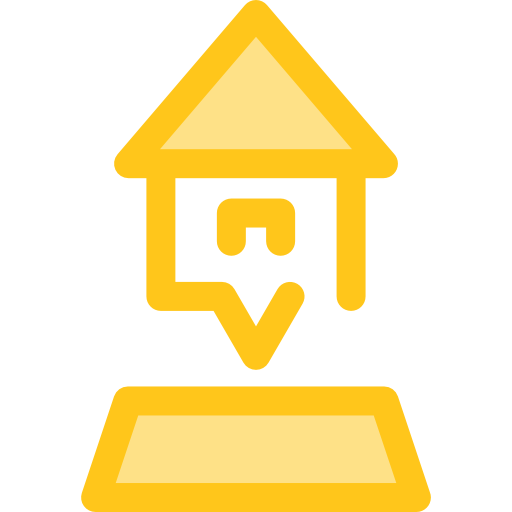 segnaposto Monochrome Yellow icona