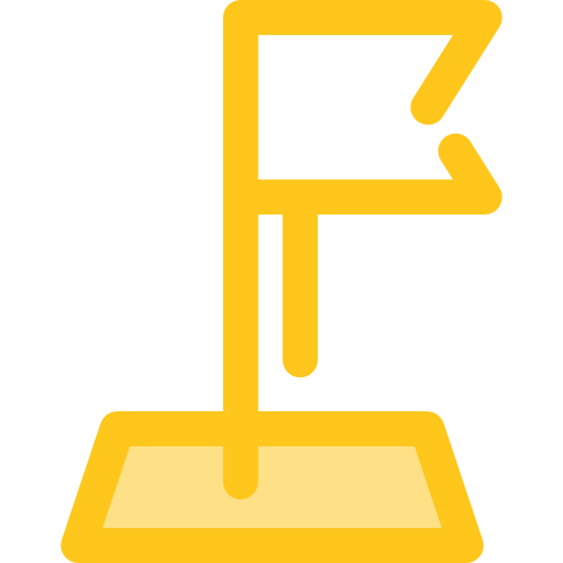 Position Monochrome Yellow icon