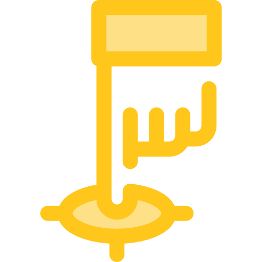 位置 Monochrome Yellow icon