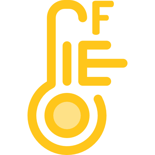 Temperature Monochrome Yellow icon