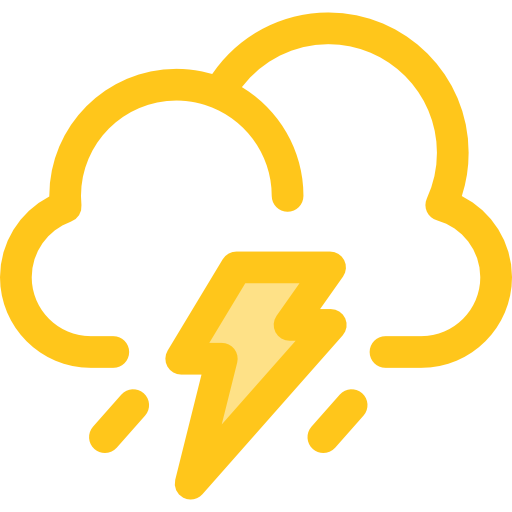 Storm Monochrome Yellow icon