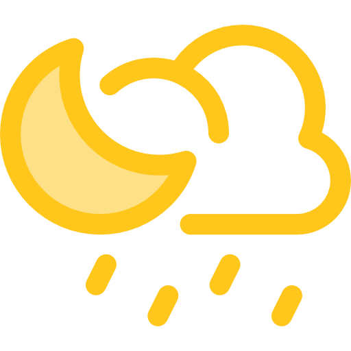 Rainy Monochrome Yellow icon