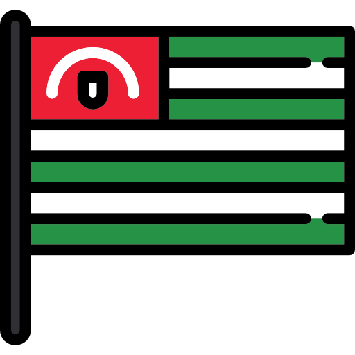 abchazja Flags Mast ikona