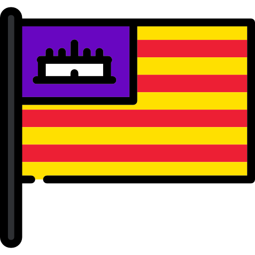 Balearic islands Flags Mast icon
