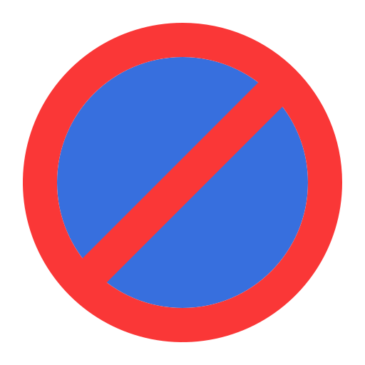 parken verboten Generic Flat icon