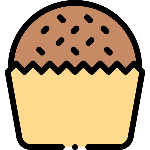 brigadeiro Detailed Rounded Lineal color icono