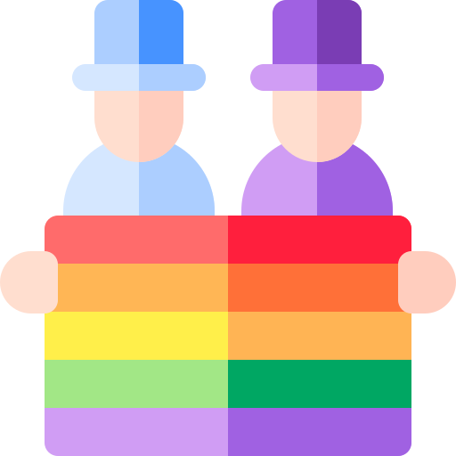 Pride parade Basic Rounded Flat icon