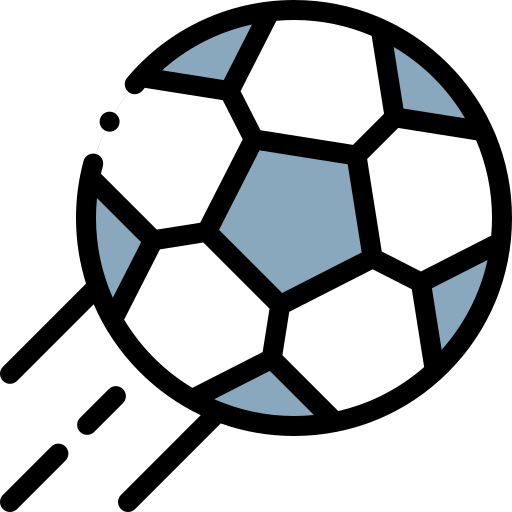 pelota de fútbol Detailed Rounded Lineal color icono