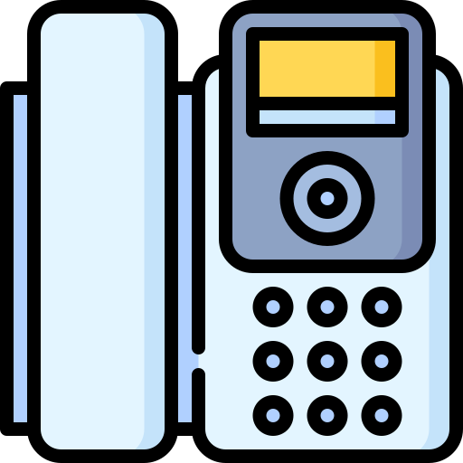 telefon stacjonarny Special Lineal color ikona