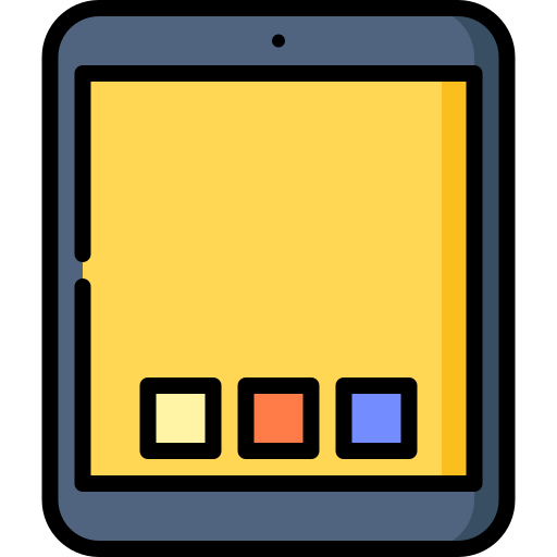 태블릿 Special Lineal color icon