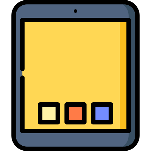 Tablet Special Lineal color icon