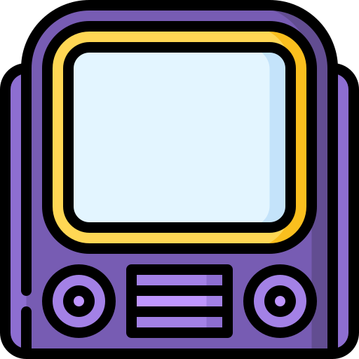 Old tv Special Lineal color icon