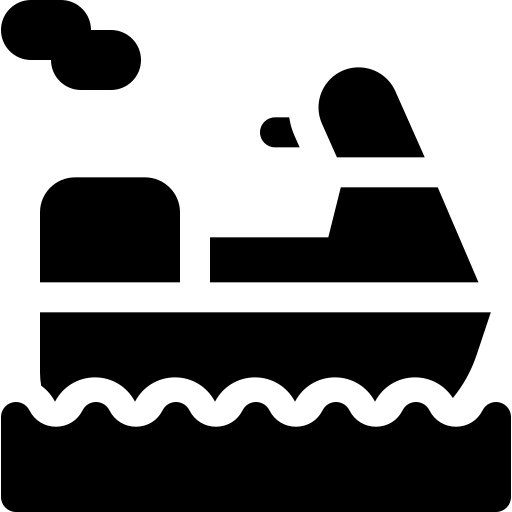 jet ski Basic Rounded Filled Icône