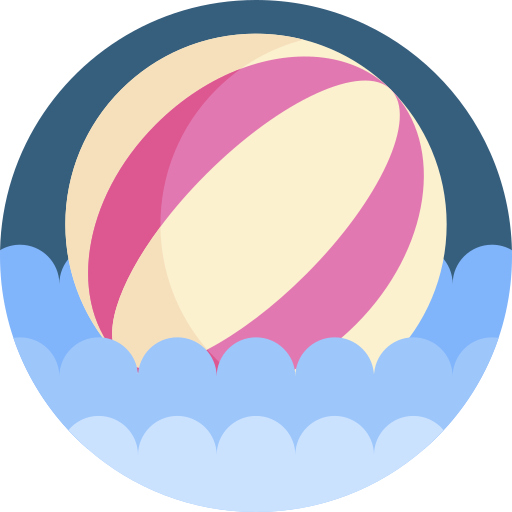 pallone da spiaggia Detailed Flat Circular Flat icona