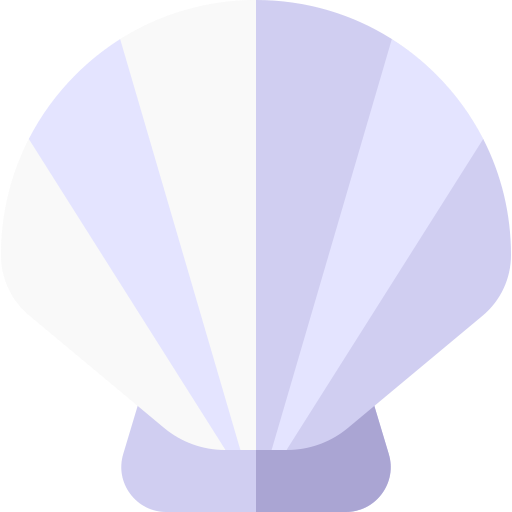 zeeschelp Basic Rounded Flat icoon