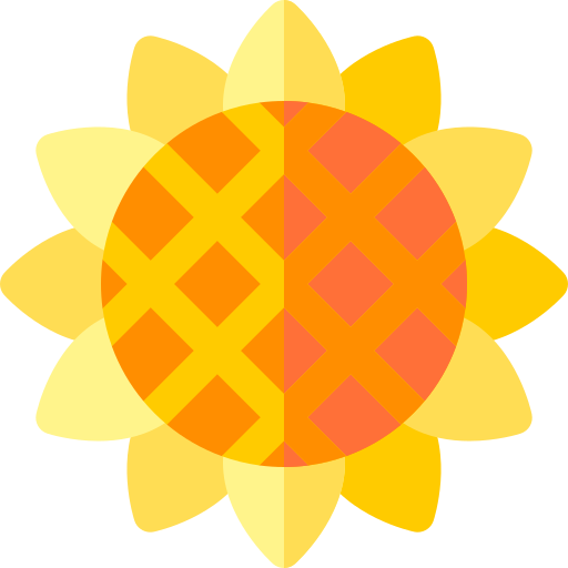słonecznik Basic Rounded Flat ikona