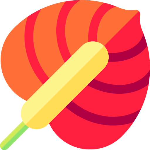 anthurium Basic Rounded Flat icon