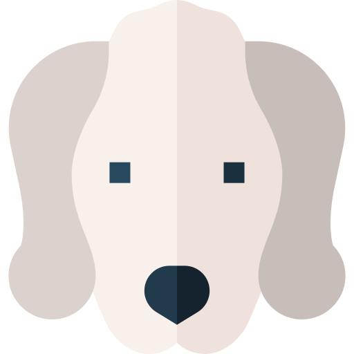 Bedlington terrier Basic Straight Flat icon