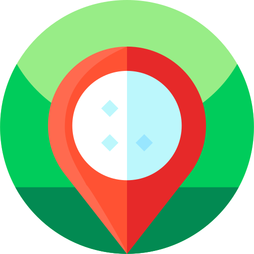 ゴルフ Geometric Flat Circular Flat icon