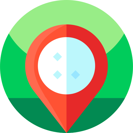 골프 Geometric Flat Circular Flat icon